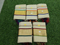 Kerala saree with stripes